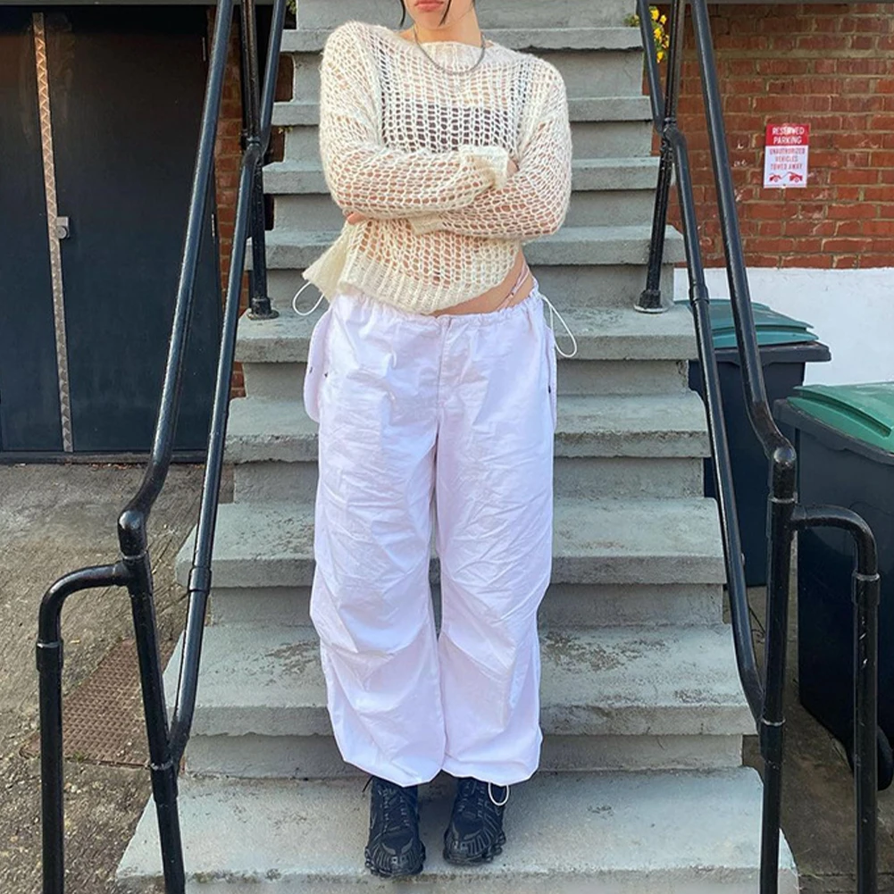 Брюки YiYiMiYu женские свободные уличная одежда брюки с широкими штанинами в стиле