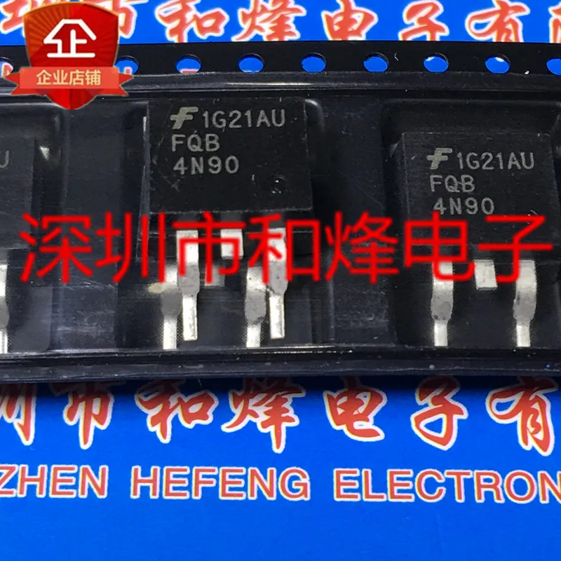 5 шт.-10 шт. FQB4N90 TO-263 4.2A 900V Новый и оригинальный на складе |