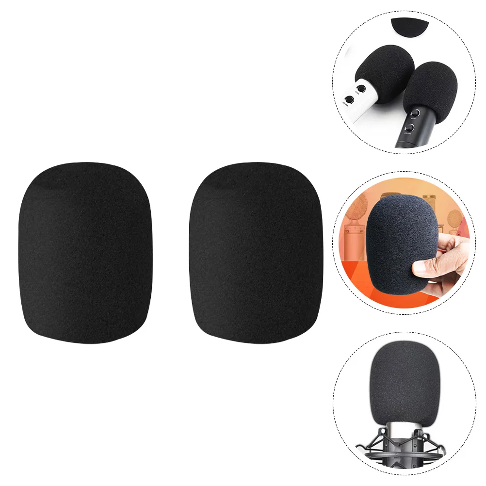 

Microphone Cover Mic Sponge Windscreencovers Handheld Protectorsfilter Pads Windshield Protection Protector Lavalierblowout