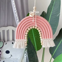 ins decoration nordic style home childrens room decoration pendant woven rainbow pendant wall decoration