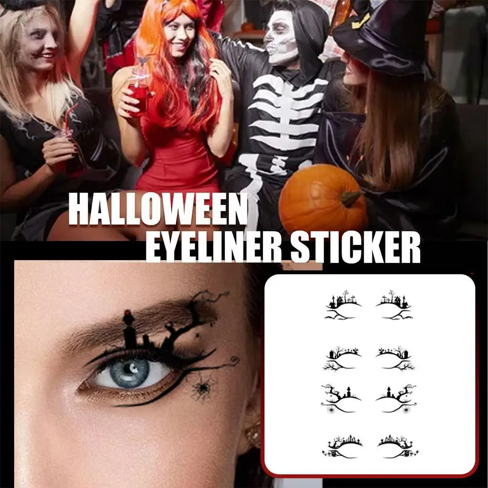 

Halloween Horror Witch Devil Ghost Tattoo Halloween Eye Face Eye Art Party Tattoo Sticker Stickers Tattoo