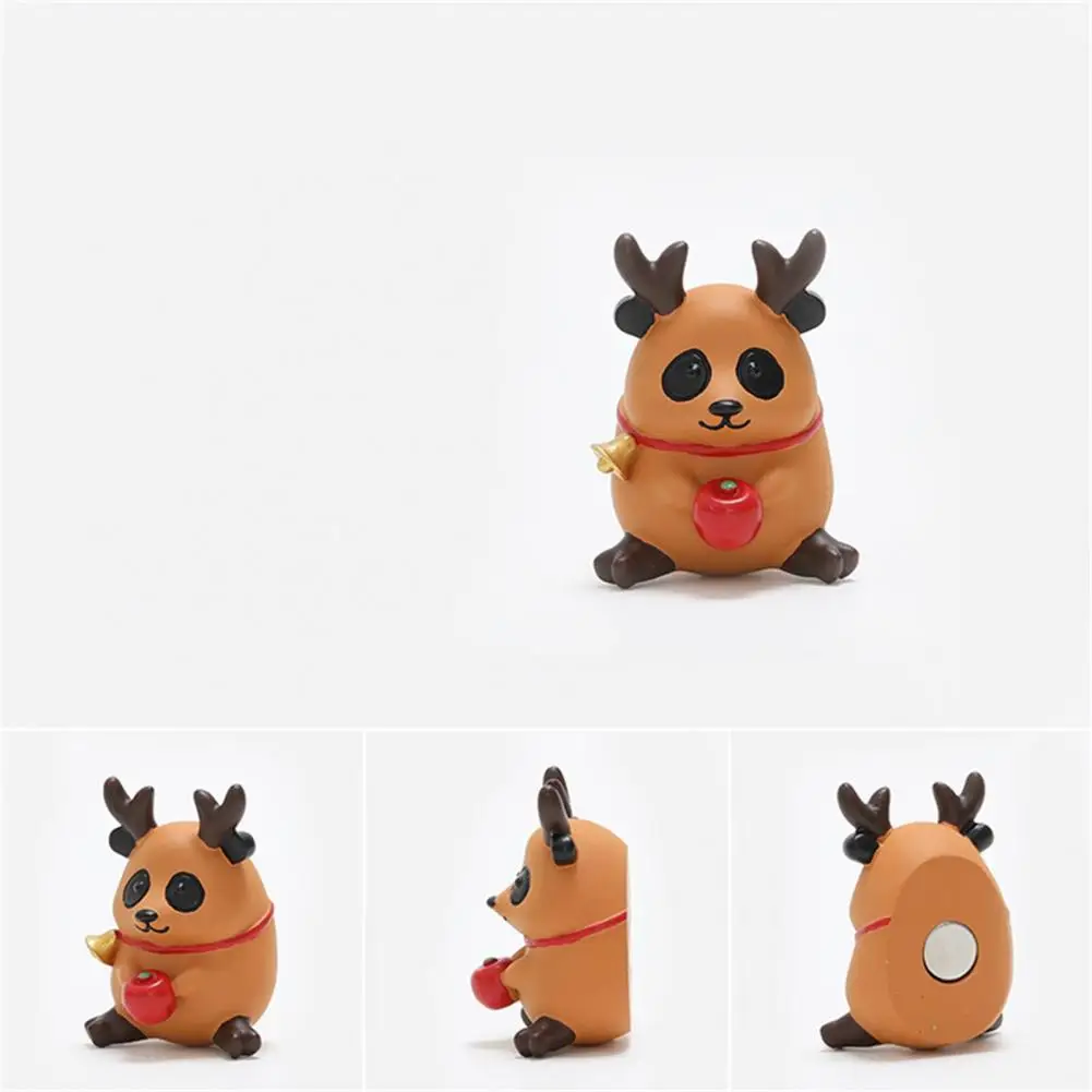 

Fashion Lovely Multi-style Xmas Fridge Magnet Easy to Apply Refrigerator Sticker Adorable for Dinner Room