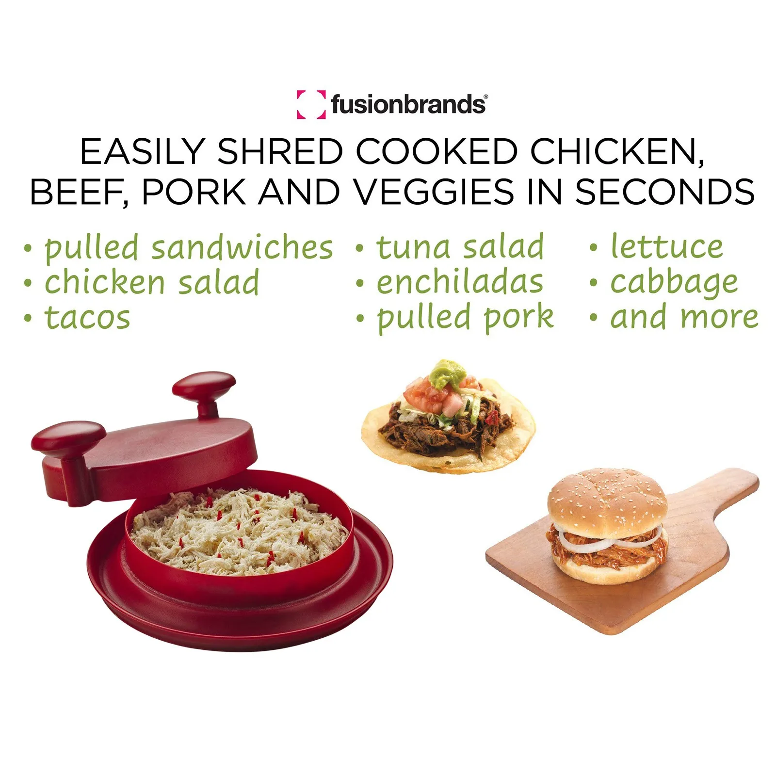 Больше чем медвежонок измельчитель мяса для вытянутой свинины говядины курицы