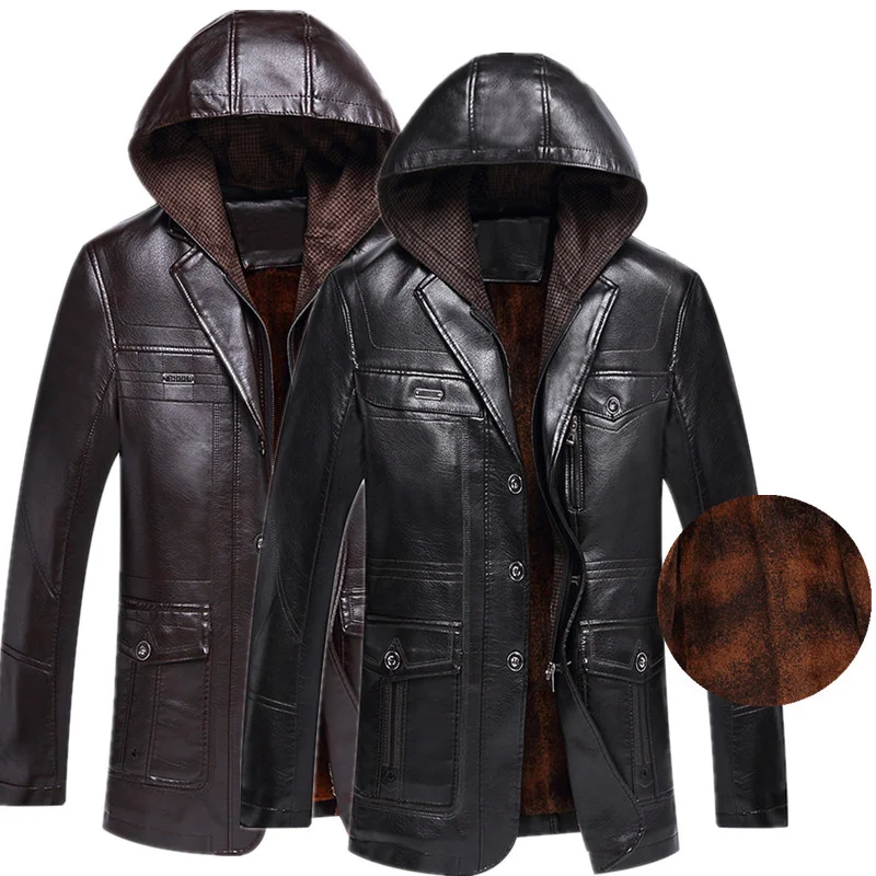 Купить Зимнее Кожаное Пальто Мужское