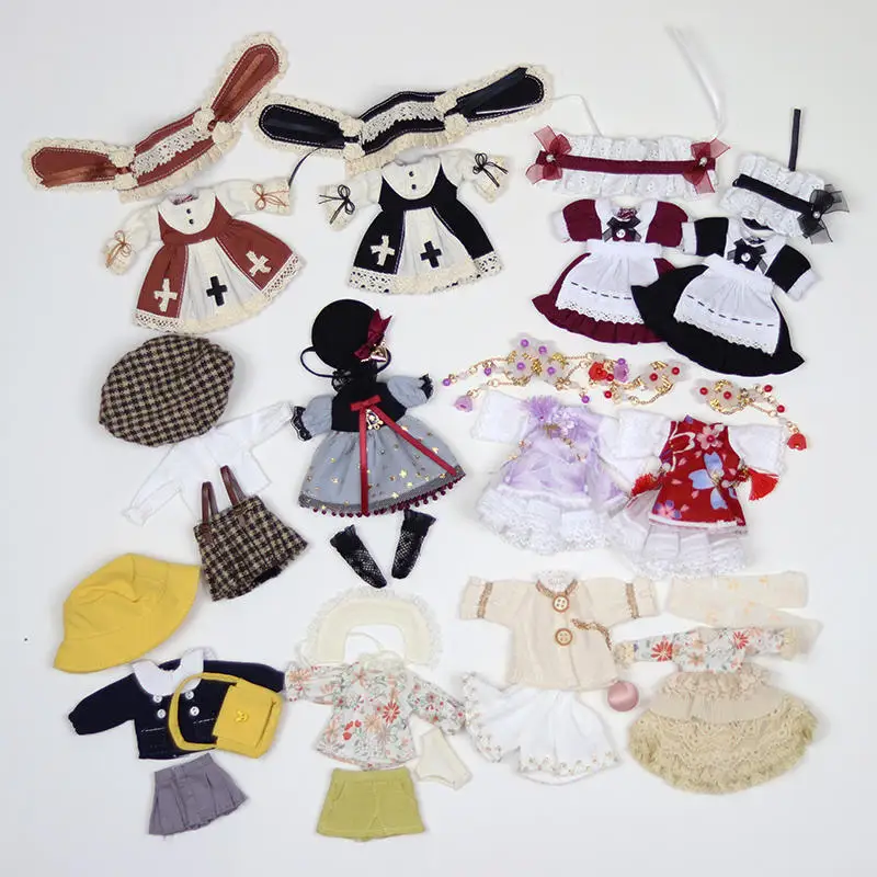 

Ob11 dress dress retro set YMY 1/12 BJD dress Molly fairy dress GSC can be worn P9 doll clothes doll accessories