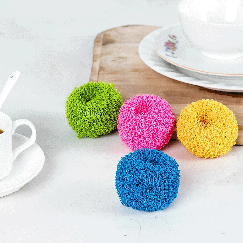 

Nano Cleaning Ball Kitchen Cleaning Tools Better Than Steel Wire Wool Scouring Pad Colourful Scrub Dishwashing Polishing Brush