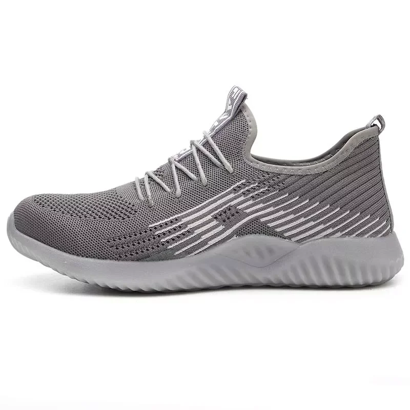 

Safety Work Shoes Steel Toe Cap Boots Lightweight Non-slip Puncture-Proof Construction Work Sneakers Breathable Shoes Male
