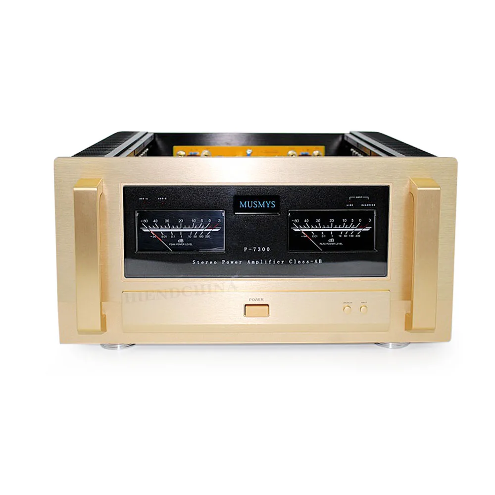 

N-099 Class A Power Amplifier P-7300 Bi-wire Dual Output Double Output Amplifier 800W+800W