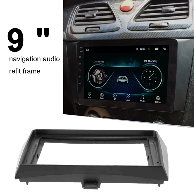 2 Din Car Radio Fascia for JAC J5 2009-2014 DVD Stereo Frame Plate Adapter Mounting Dash Installation Bezel Trim Kit