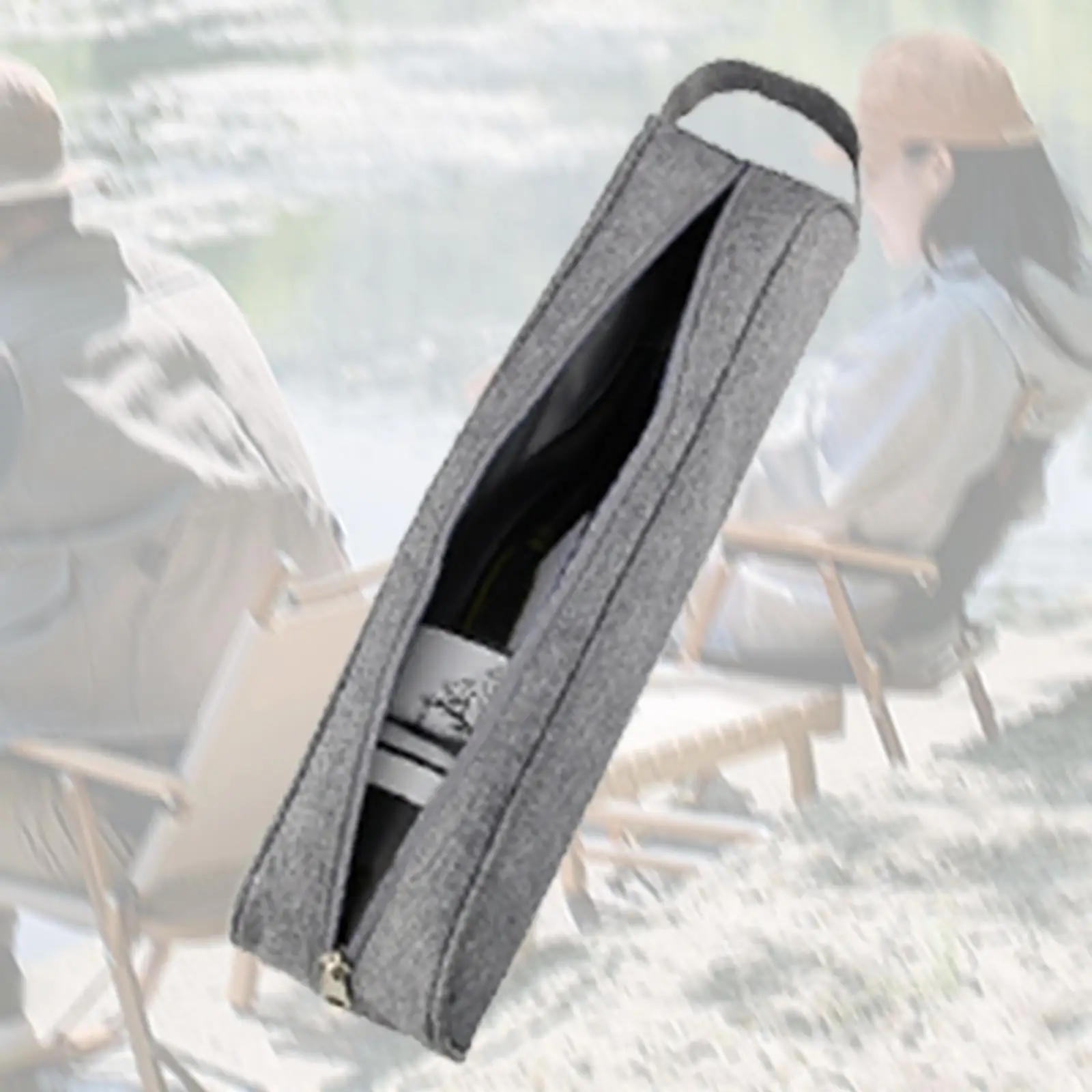 

Wine Cooler Bag Sleeve Single Bottle Wine Tote Bag for Travel Party