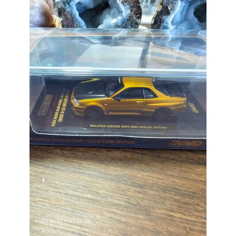 Фото INNO 1:64 Эксклюзивная модель с выставки в Малайзии, GTR-34, литая модель из сплава, подарок для мальчиков, коллекционный предмет для взрослых, декоративный элемент. №2
