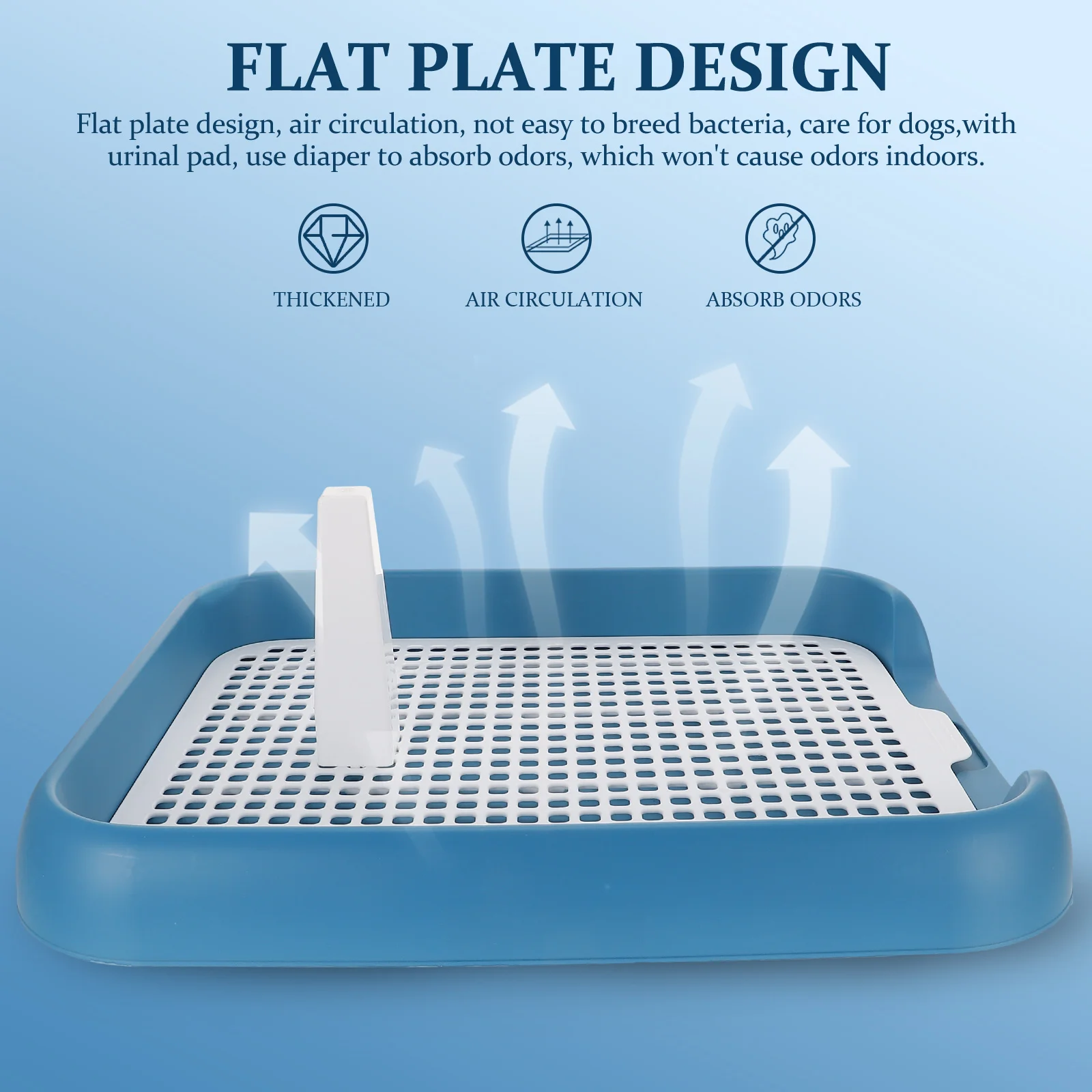 Dog Toilet Anti- Slide Puppy Potty Tray Cat Pet Training Toilet For Small Dogs Cats Litter Box