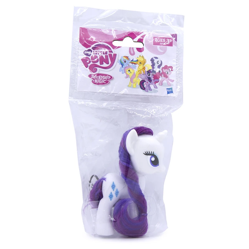 Фото Hasbro My Little Pony Twilight Sparkle Rainbow Dash Apple Jack Rarity Фигурки 8 см Модель пони Игрушки Украшения Подарки для детей №2