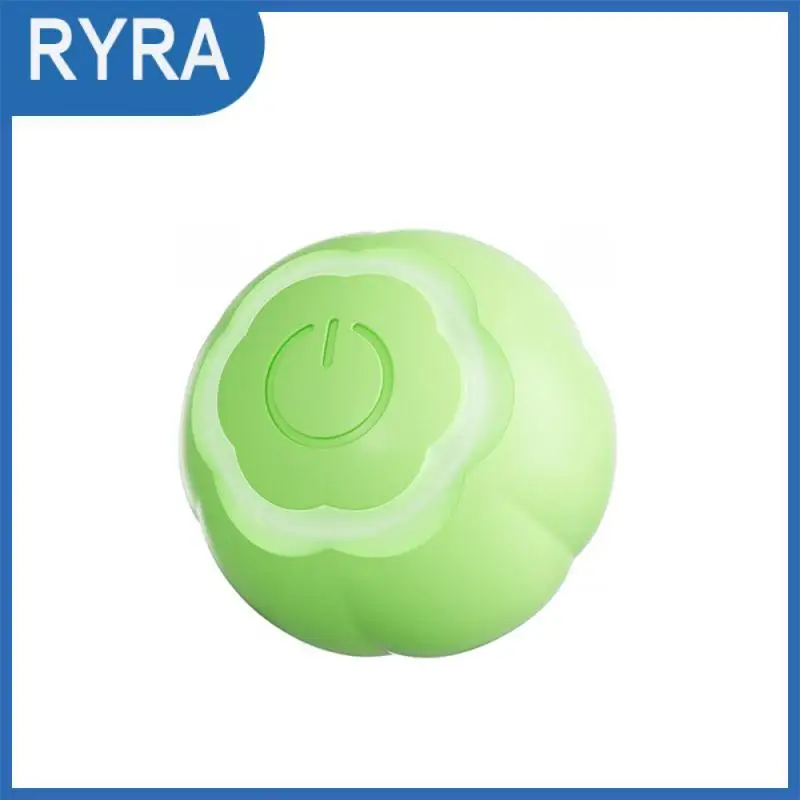 

Silicone Pet Toy Ball Resistant To Bite And Relieve Boredom Funny Cat Ball Smart Rolling Ball Abs Smart Pet Rolling Ball Green