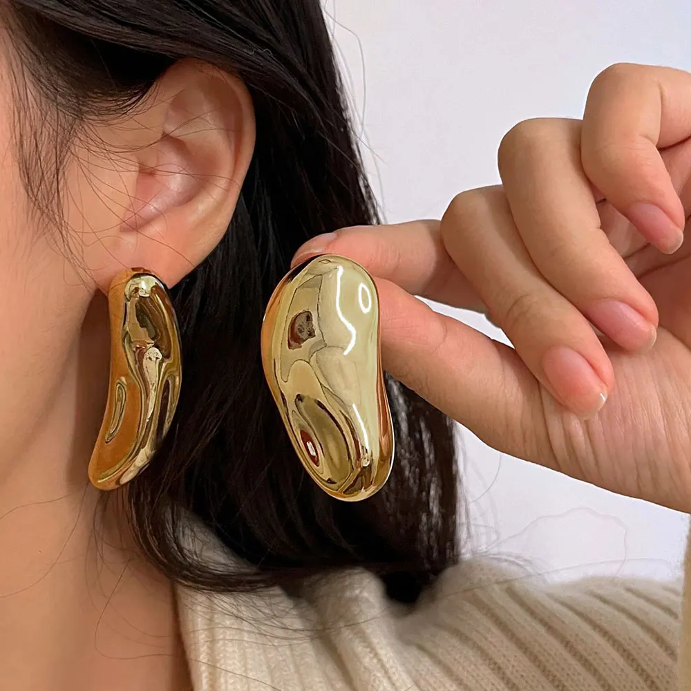 Freetry ассиметричные безымянные геометрические Висячие серьги для женщин