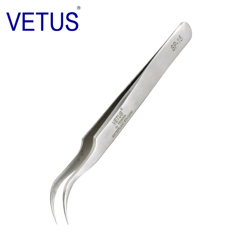 

VETUS SP-11 SP-15 High Precision Stainless Steel Tweezers Set For Electronic Cell Phone Repair Tools Kit