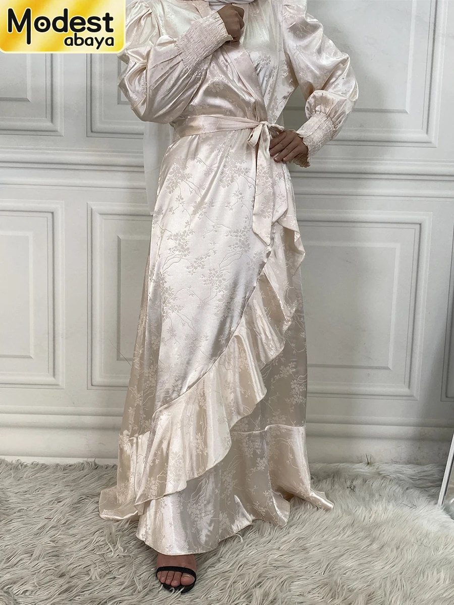 Элегантное Платье Макси-хаалат Абаяyah - Мусульманское В Турецком Стиле Кафтана