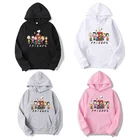 Милый классический мультяшный свитер с капюшоном, спайками и снупом, плюс бархатный свободный свитер для мужчин и женщин, свитер для пар