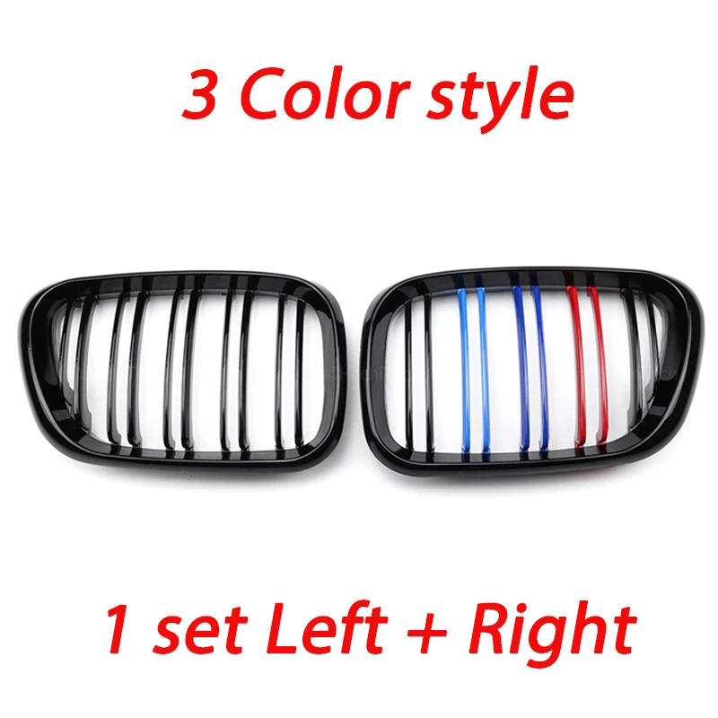 

BMW E53 X5 Pre-LCI 1999-2003 Черная Передняя Решетка Радиатора В Стиле Гоночного Автомобиля Из ABS-пластика, Аксессуар Для За...