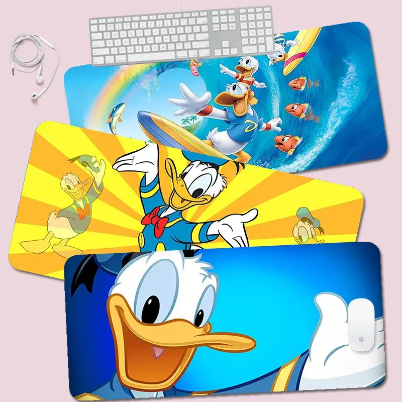 

Студийный компьютерный коврик Disney «Дональд Дак», большой коврик для мыши и клавиатуры, подушка для ноутбука, нескользящий, для письма