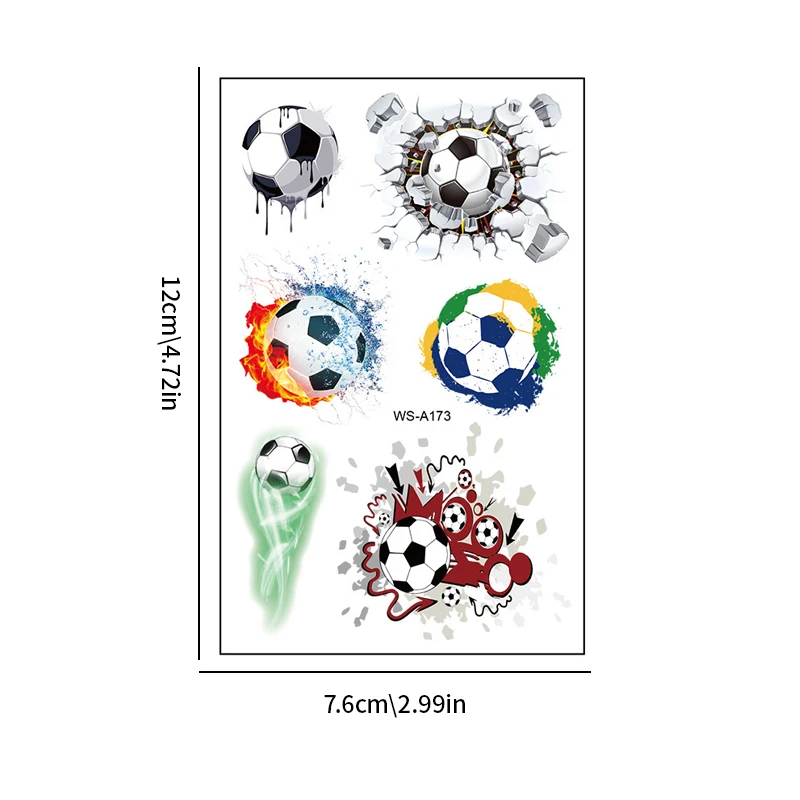 Спортивные наклейки с защитой от пота для любителей футбола Идеально подходят