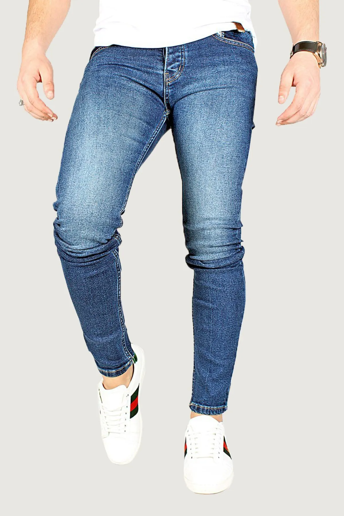 

Male Jeans Pants Lycra 8K-2100300-004-2 Mavi