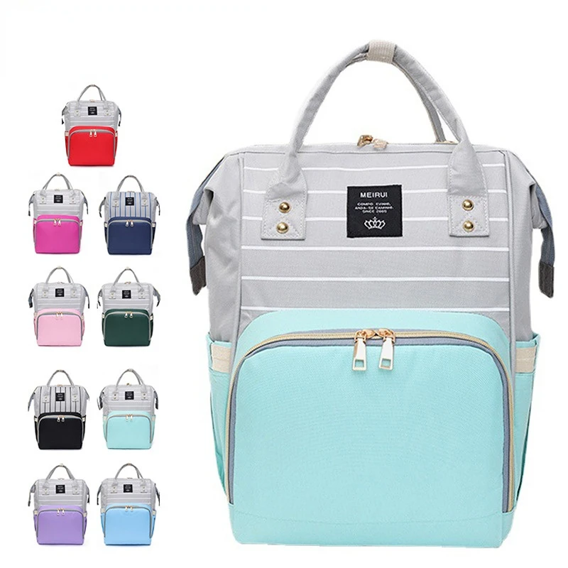 

Classic Diaper Bag Fashion Women Travel Backpacks Laptop Larger Capacity Mummy Maternity Nappy Bag Bolsa Maternidade