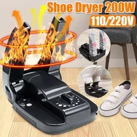 200w portable intelligent electric shoe dryer drying warmer heater machine foldable timer for shoes boots gloves helmet socks