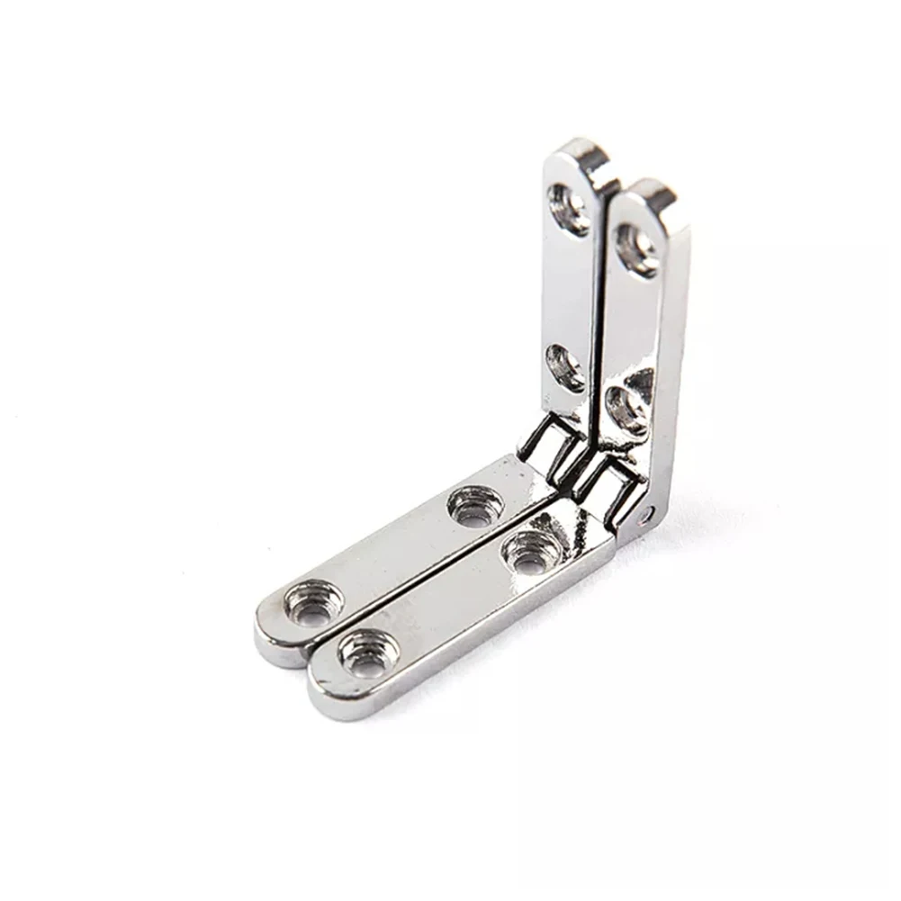 

10pcs 90 Degree Hinges Zinc Alloy Seven-letter Spring Hinge For Wooden Box Gift Wine Jewellery Case Cabinet Furniture Hardware