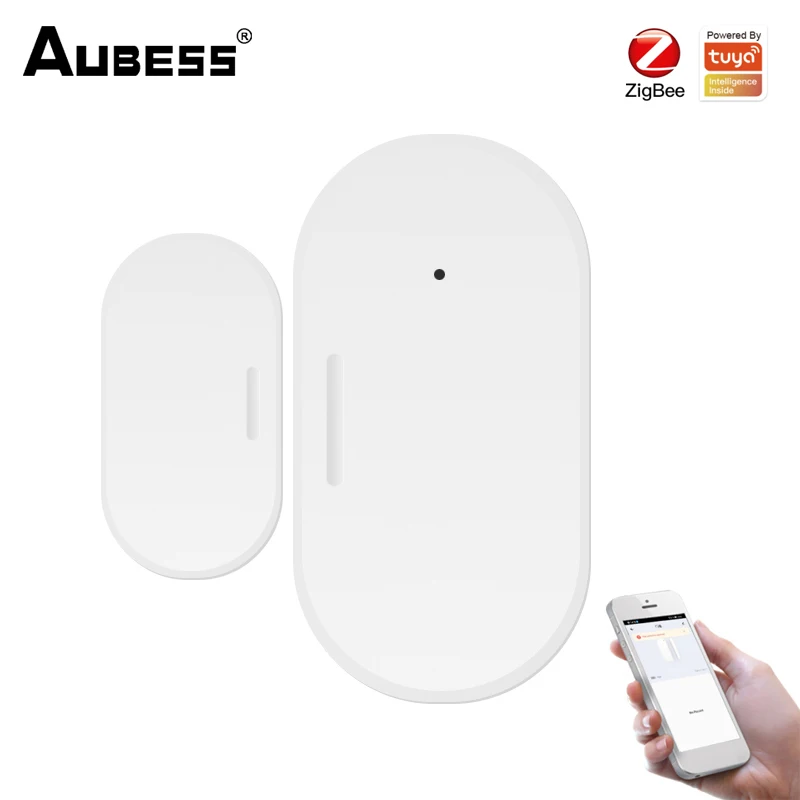 

Wireless Tuya Zigbee Door Window Sensor Wireless Door Detectors Alarm Open/Close Sensor Tuya/Smart Life APP Remote Control