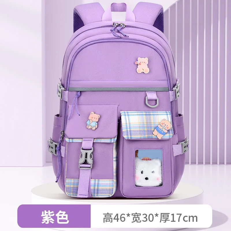 New Primary Children Cartoon Simple Large Capacity Backpacks New Girl Boy Students Lightweight Leisure Schoolbags for Travel Hot