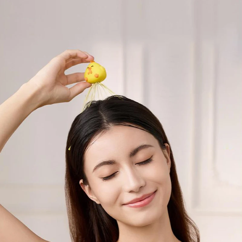 Массажеры для кожи головы с 16-зубцами ручной массаж скребок глубокой релаксации