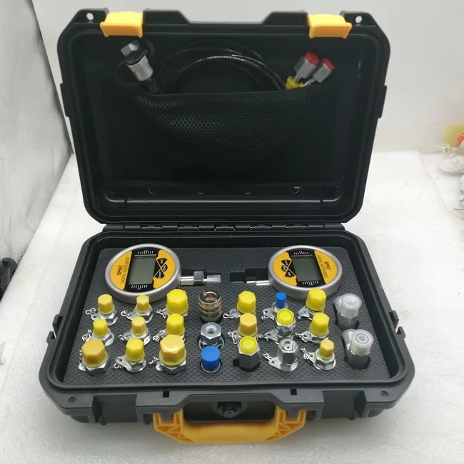 

Электронный цифровой комплект для испытания гидравлического давления с 2 манометрами для экскаватора