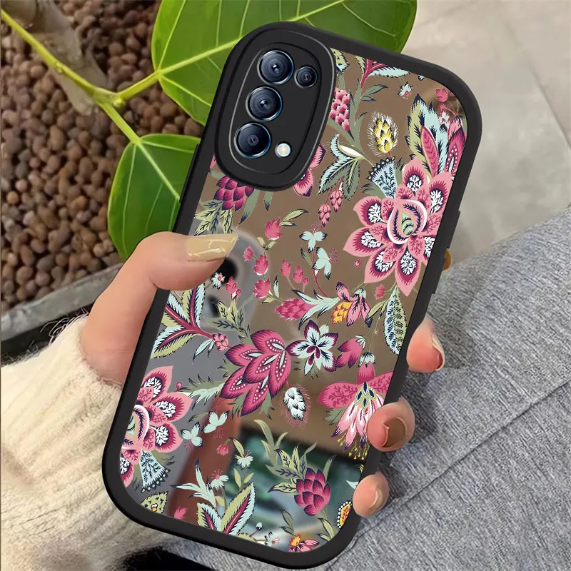 Зеркальный чехол для OPPO F23 F17 Find X3 Lite F19 F11 Reno 2F 2Z 4 4F 5F 2 F9 F21 Pro Мягкий силиконовый с