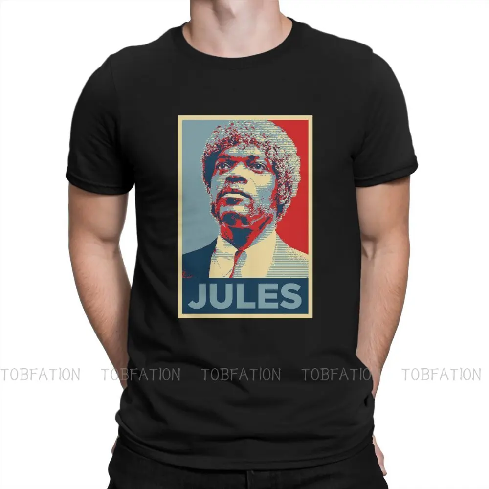 

Pulp Fiction Movie Jules T Shirt Vintage Gothic High Quality Tshirt Big Size Crewneck Men Clothing