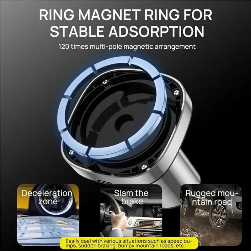 

Автомобильный держатель для беспроводной зарядки, 360 градусов, держатель для телефона, быстрая зарядка, электрический держатель для телефона