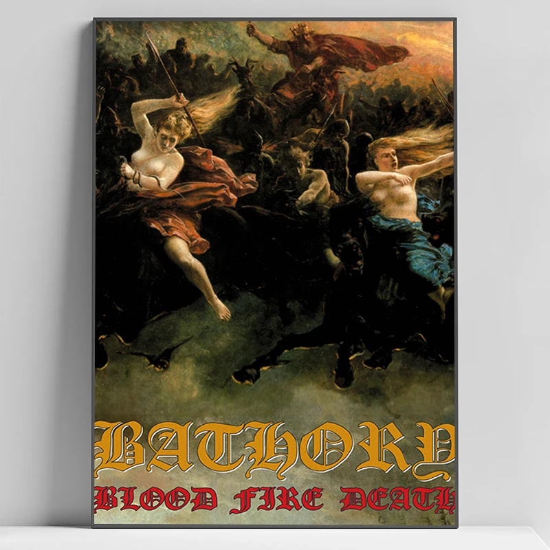 

Печать на холсте Retro Bathory Quorthon