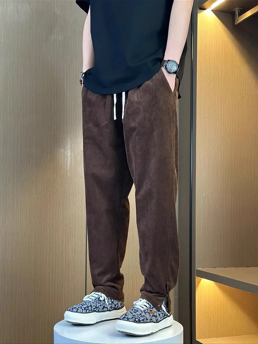 Men's 2024 Autumn and Winter Casual Pants Ruan Shuai Fashion Brand New Retro Trousers Loose Sports Harem