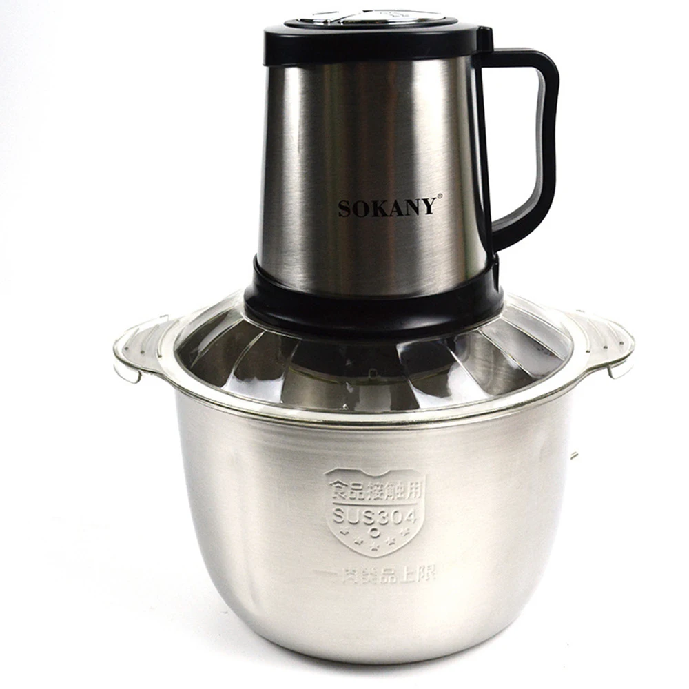 Электрический миксер для мяса 5 л мясорубка из нержавеющей стали автоматический