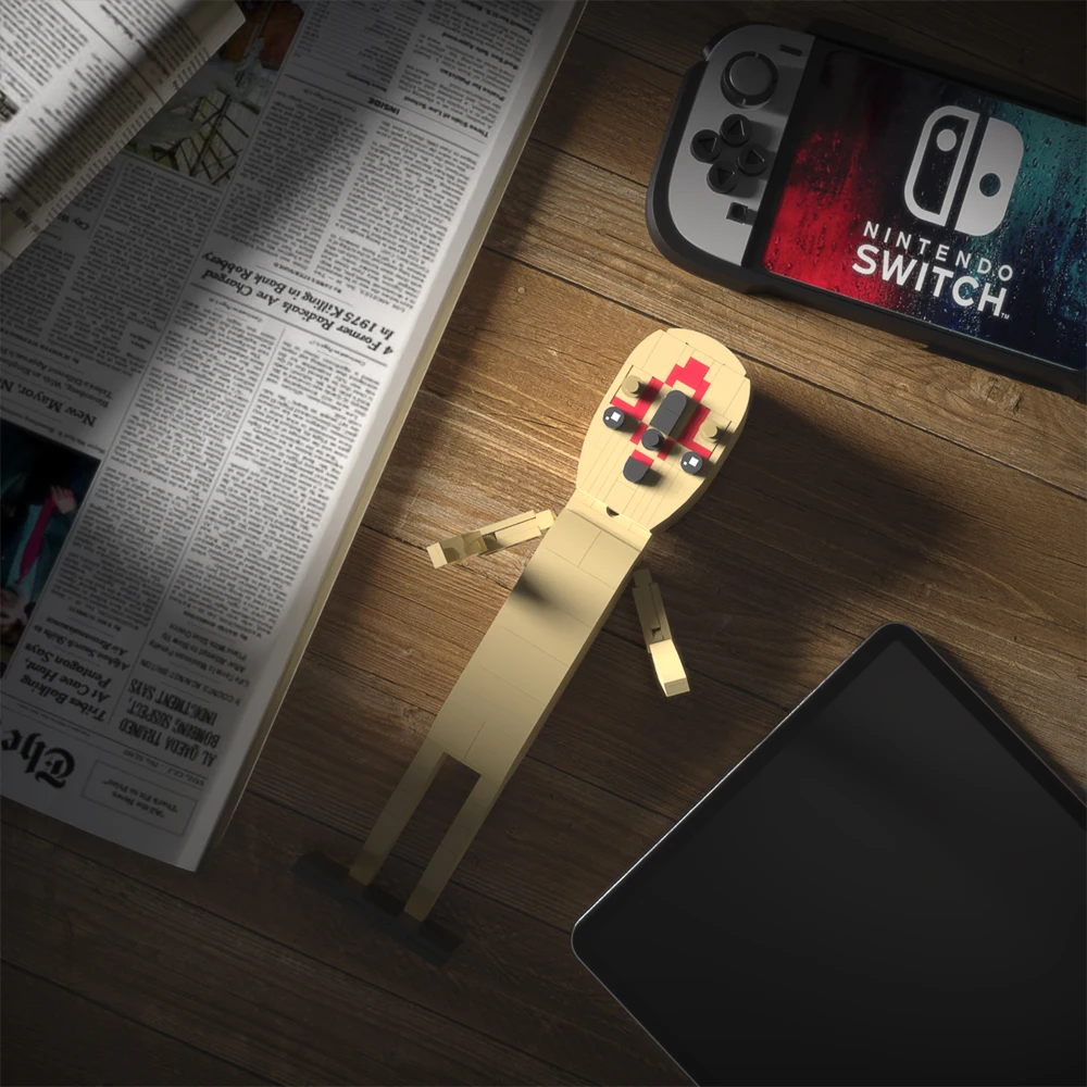 MOC SCP монстр арахис набор строительных блоков ужасная игра мерцающие существа