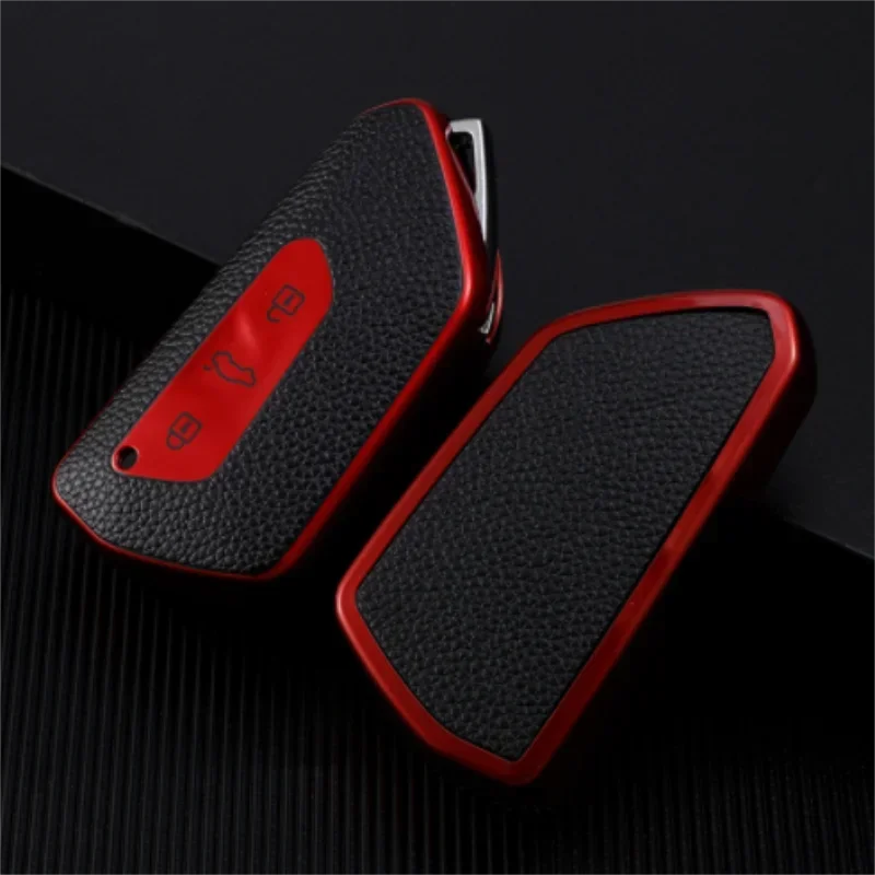 ТПУ чехол для автомобильного ключа с дистанционным управлением защитный чехол для Volkswagen VW Golf 8 Mk8 2020 Skoda для SEAT LEON 2020 аксессуары для ключей