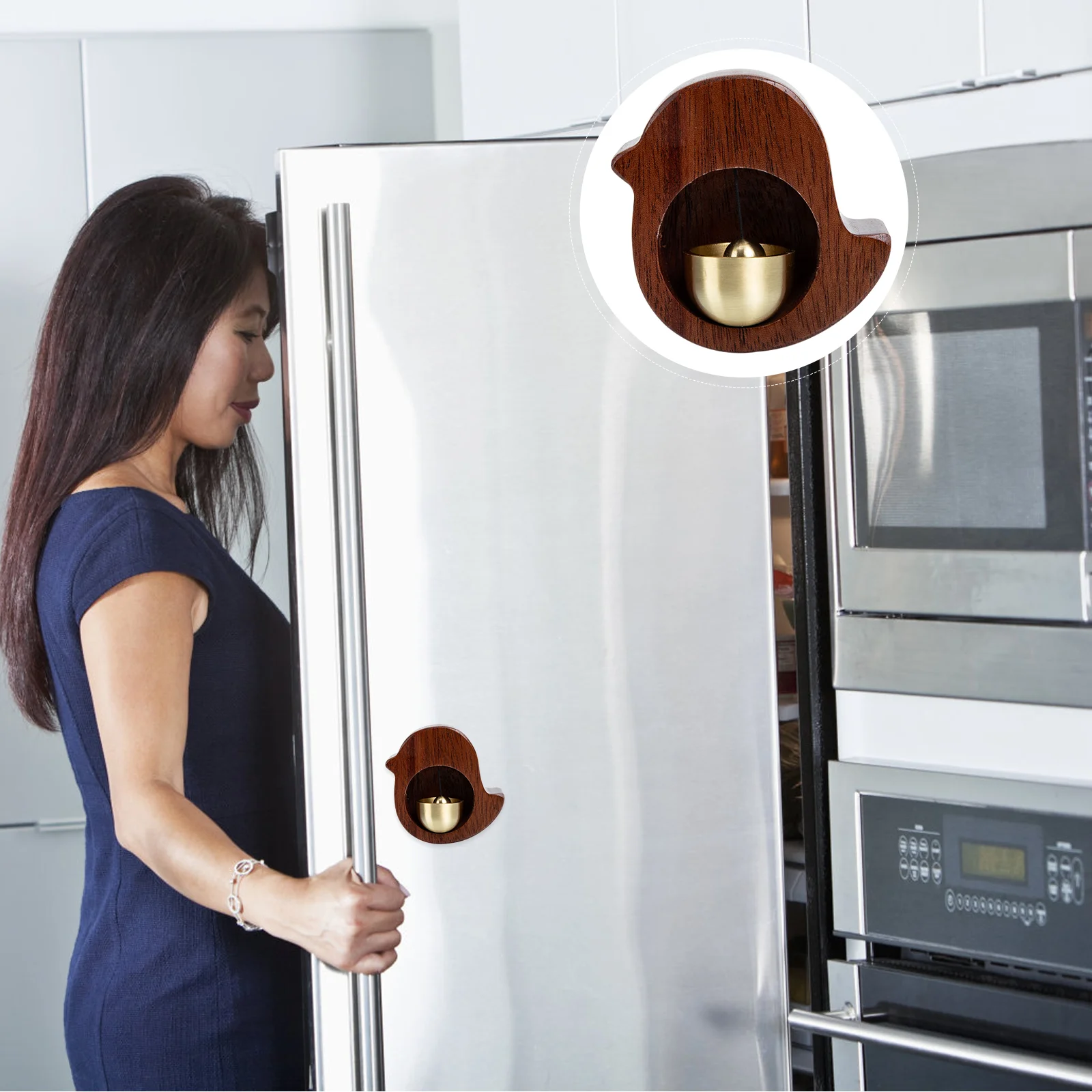 

Magnetic Wind Bell Adorn Balcony Door Suction Wind Chime Ornament Gift