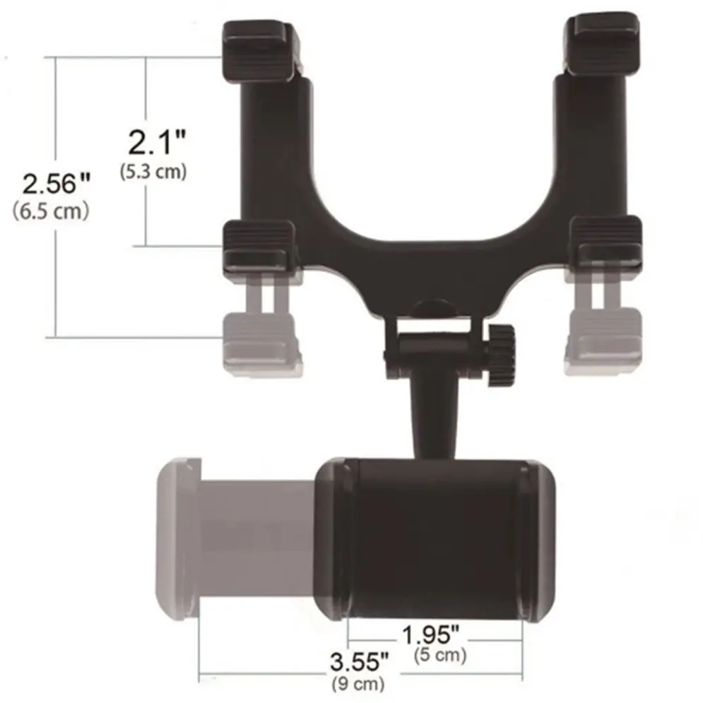 

Car Phone Holder Rearview Mirror Mount Stand GPS Smartphone Stand Universal Rearview Mirror Mount Holder