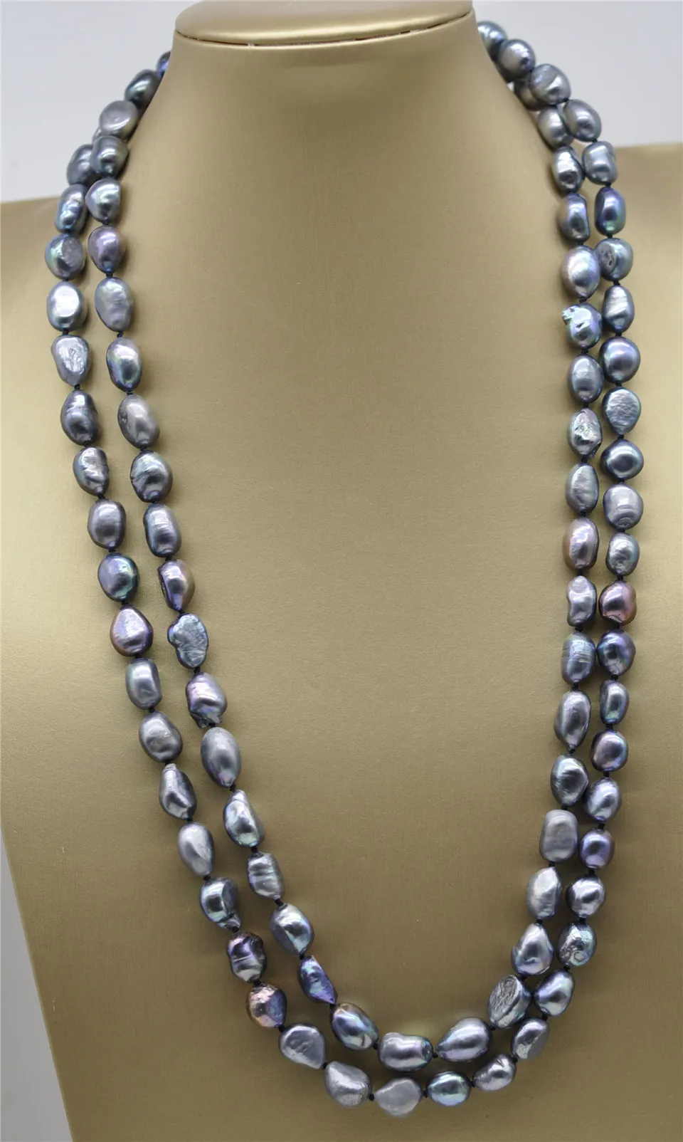 

Ожерелье женское из натурального жемчуга, 12-13 мм, 50 дюймов