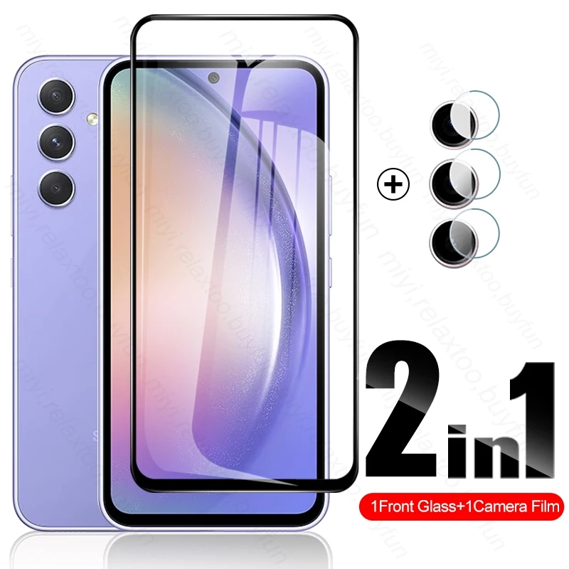 

Защитная пленка для объектива камеры 2 в 1, закаленное стекло для Samsung Galaxy A54, A 54, 54A, 5G 2023, A546B, 6,4 дюйма, Защитная пленка для телефона