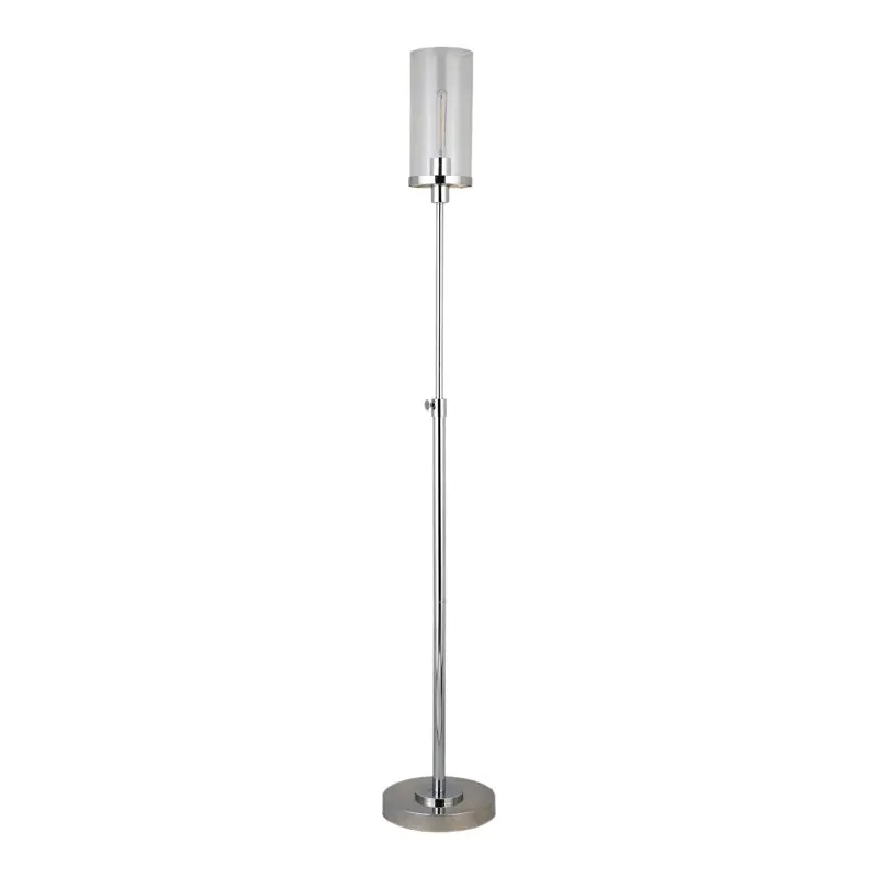 

Frieda Modern Farmhouse Metal Torchiere Floor Lamp, Nickel