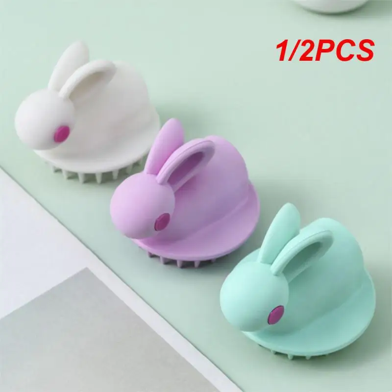 

1/2 шт., массажер для головы из мягкого силикона