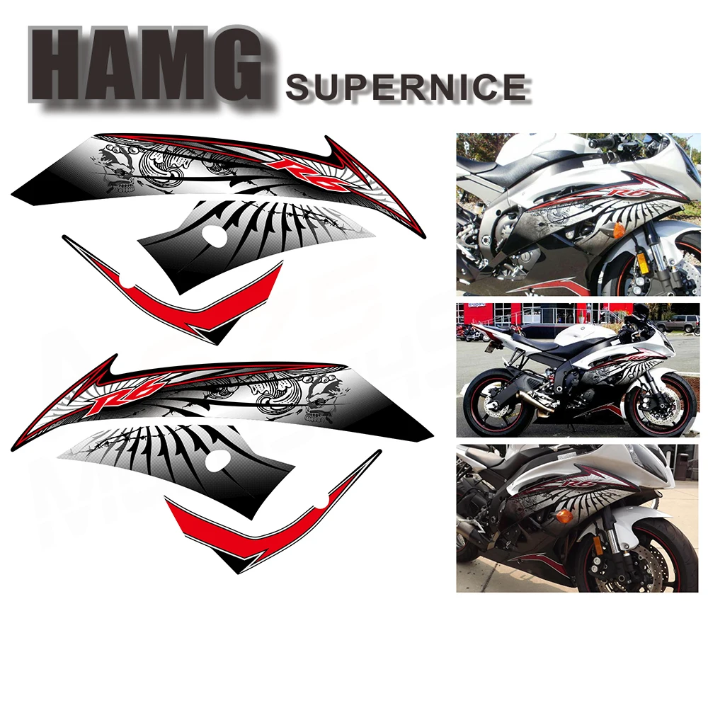 

Fit For Yamaha YZFR6 R6 2012 08-15 Special memorial Whole Full Car Sticker Decal Fairing UY0609-XR
