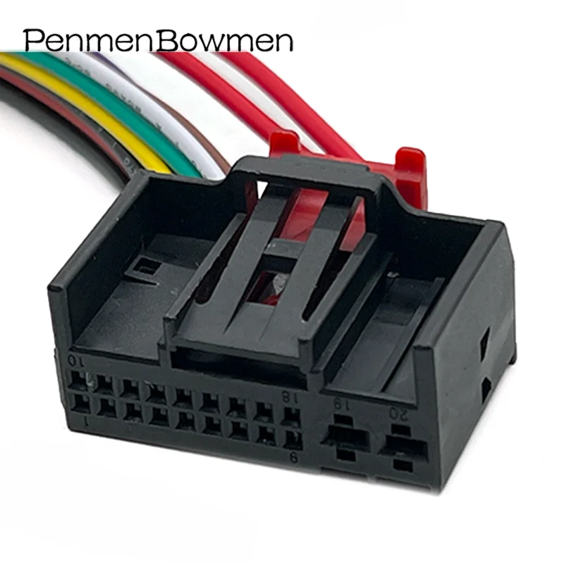 

20 Pin Auto Motor 1K0971975 Air Conditioning Controller Plug Wire Harness Car Connector For VW Skoda 1-1394805-1 1-1394803-1