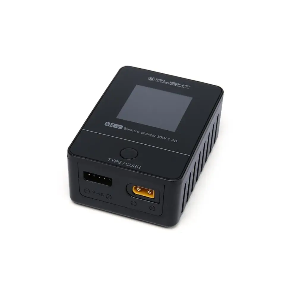 

IFlight M4 AC Balanced Charger 5A 30W 2-4S/IPS Full View Display 100-240V XT30 Output